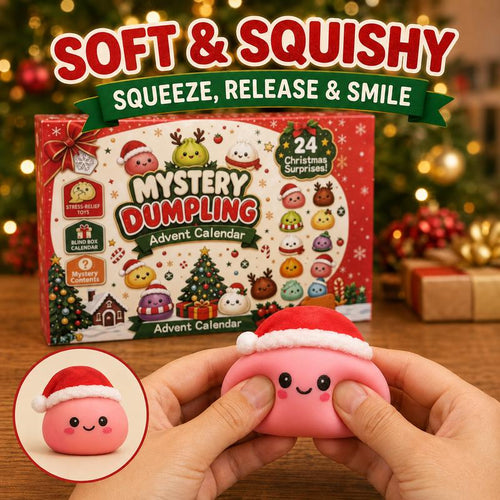 2026 Glitter Dumpling Squishy Advent Calendar — 24 Days Countdown for Kids