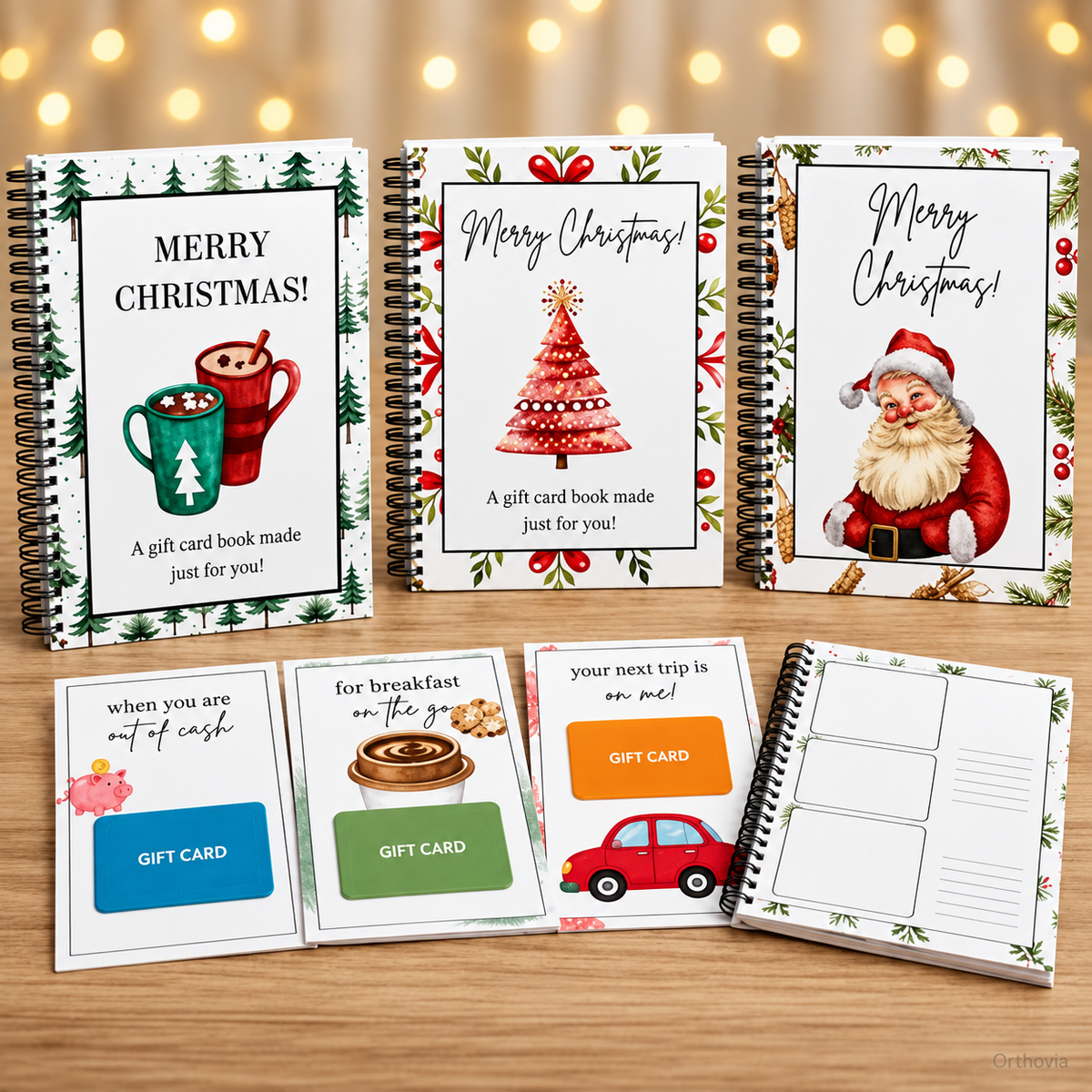 Christmas Gift Card Book