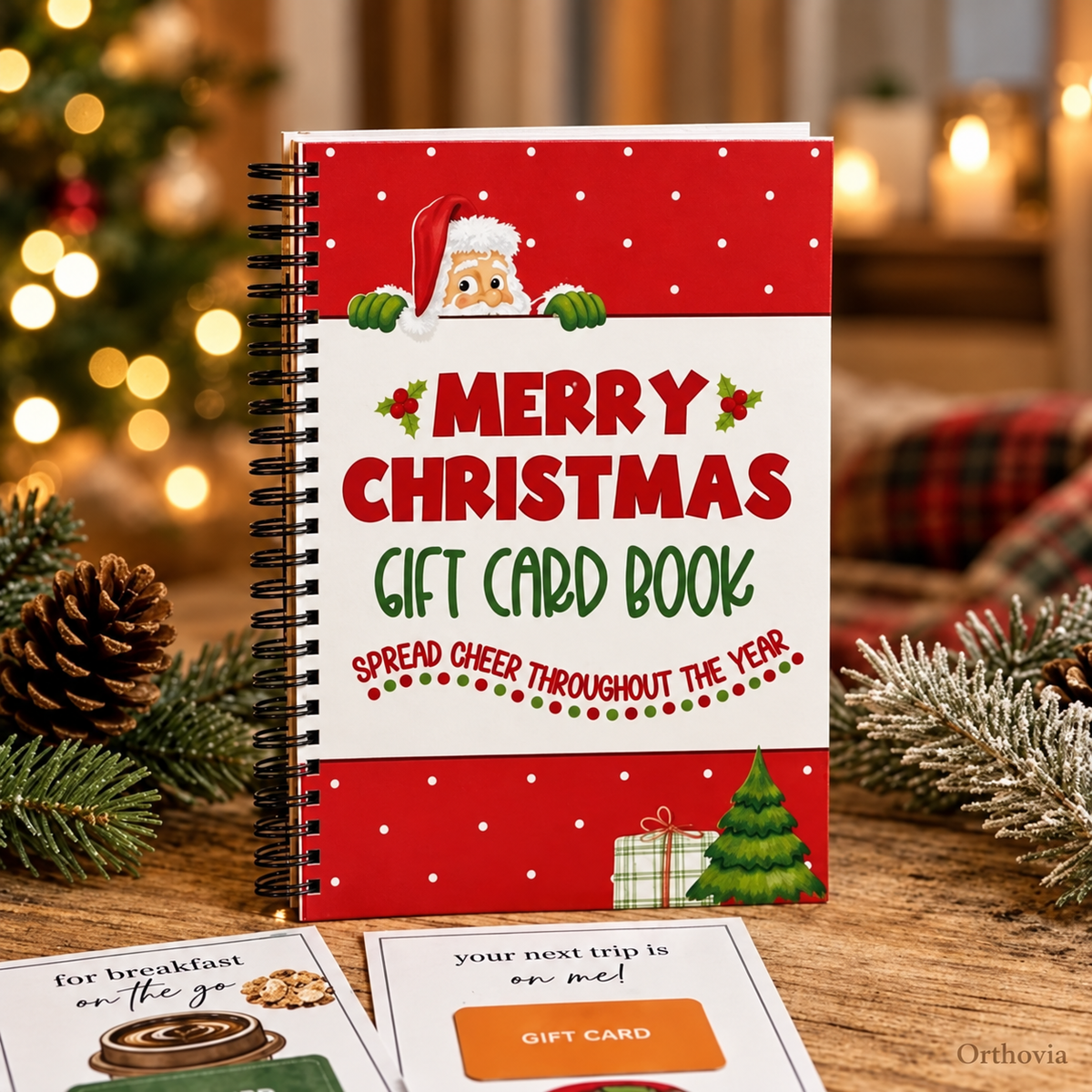 Christmas Gift Card Book