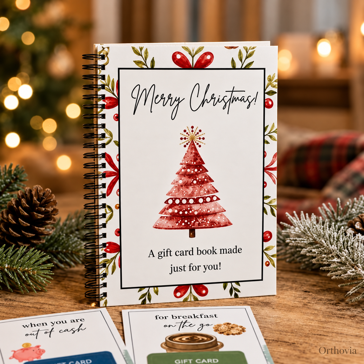 Christmas Gift Card Book