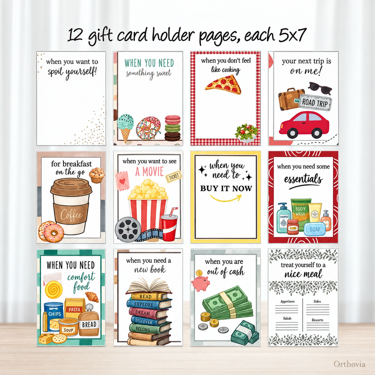 Christmas Gift Card Book