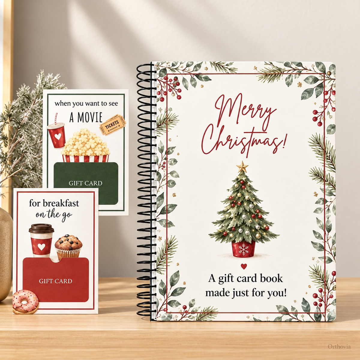 Christmas Gift Card Book